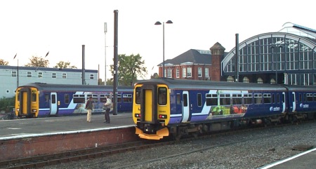 156461 and 156469 at Darlington, 23.September.2006