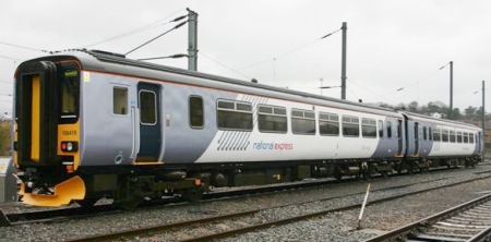 156419 'National Express livery' at Norwich, 10.March.08