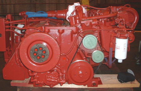 Front of Engine